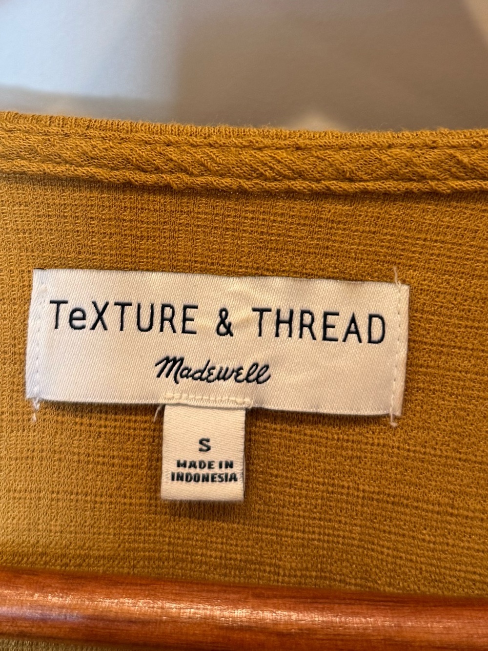 Madewell Texture & Thread Puff-Sleeve Dress Small - Picture 7 of 9